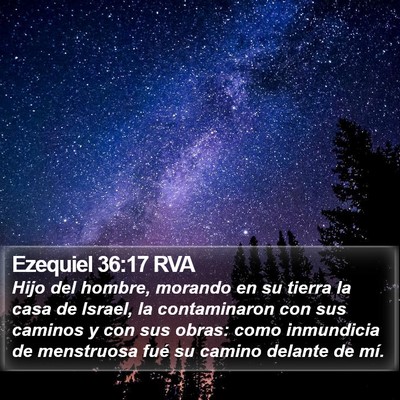 Ezequiel 36:17 RVA Bible Verse Image
