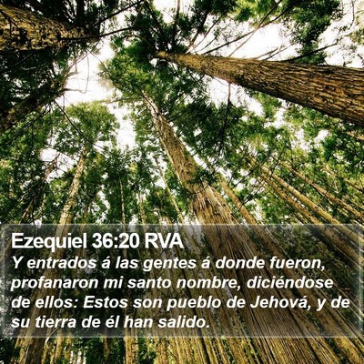 Ezequiel 36:20 RVA Bible Verse Image
