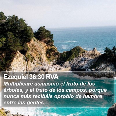 Ezequiel 36:30 RVA Bible Verse Image