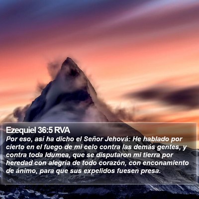Ezequiel 36:5 RVA Bible Verse Image