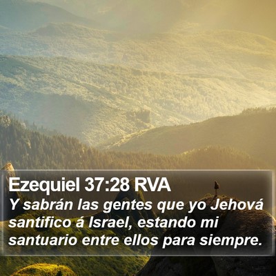 Ezequiel 37:28 RVA Bible Verse Image