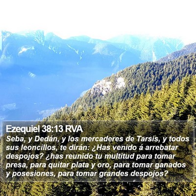 Ezequiel 38:13 RVA Bible Verse Image