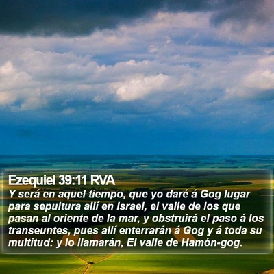 Ezequiel 39:11 RVA Bible Verse Image