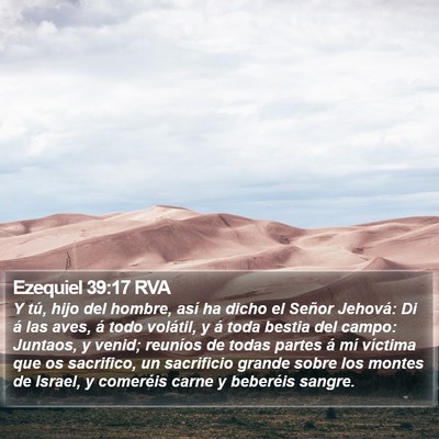 Ezequiel 39:17 RVA Bible Verse Image