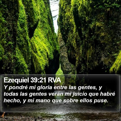 Ezequiel 39:21 RVA Bible Verse Image