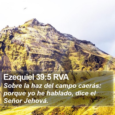 Ezequiel 39:5 RVA Bible Verse Image