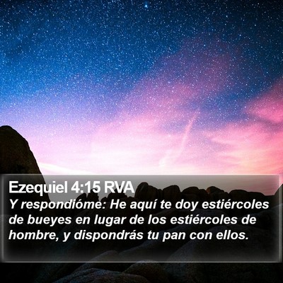Ezequiel 4:15 RVA Bible Verse Image