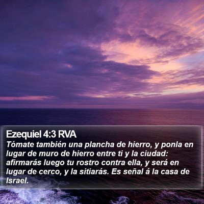 Ezequiel 4:3 RVA Bible Verse Image