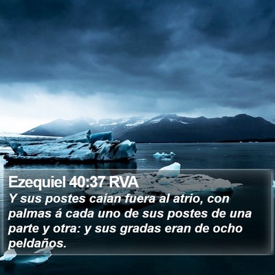Ezequiel 40:37 RVA Bible Verse Image