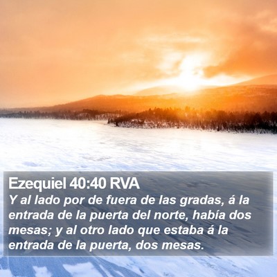 Ezequiel 40:40 RVA Bible Verse Image
