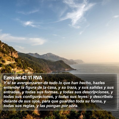Ezequiel 43:11 RVA Bible Verse Image