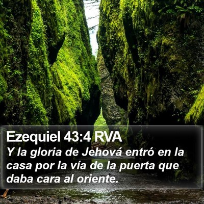Ezequiel 43:4 RVA Bible Verse Image