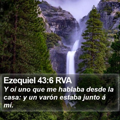 Ezequiel 43:6 RVA Bible Verse Image
