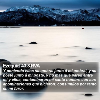 Ezequiel 43:8 RVA Bible Verse Image