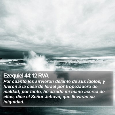 Ezequiel 44:12 RVA Bible Verse Image