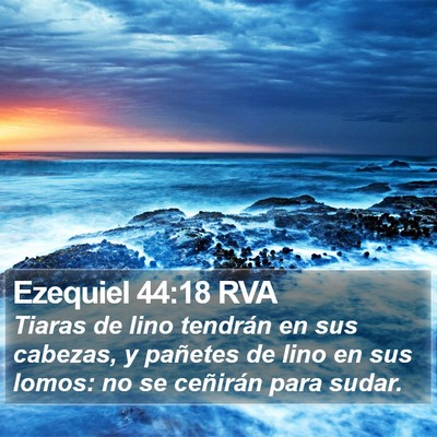 Ezequiel 44:18 RVA Bible Verse Image
