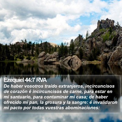 Ezequiel 44:7 RVA Bible Verse Image