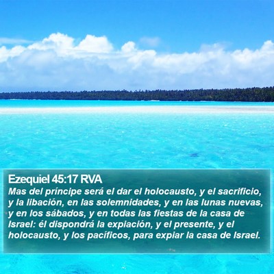 Ezequiel 45:17 RVA Bible Verse Image