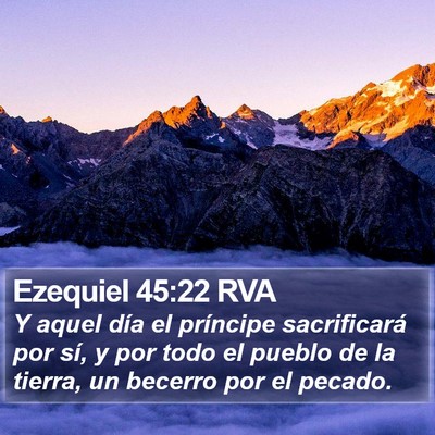 Ezequiel 45:22 RVA Bible Verse Image