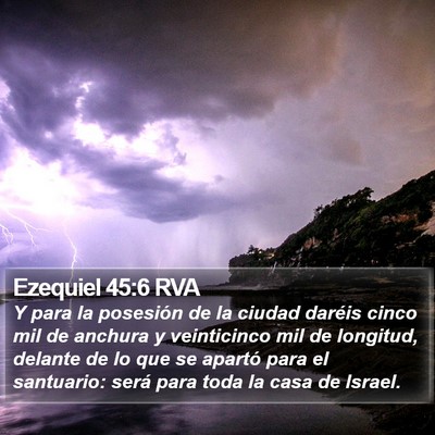 Ezequiel 45:6 RVA Bible Verse Image
