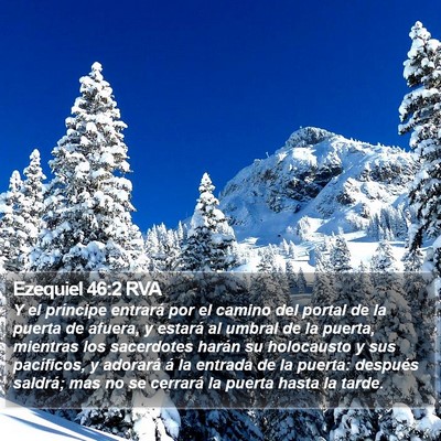 Ezequiel 46:2 RVA Bible Verse Image