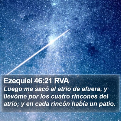 Ezequiel 46:21 RVA Bible Verse Image