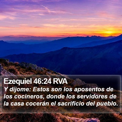 Ezequiel 46:24 RVA Bible Verse Image