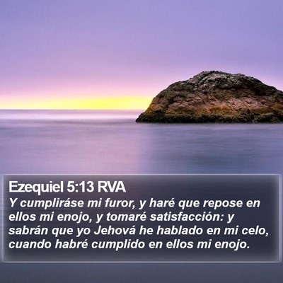 Ezequiel 5:13 RVA Bible Verse Image