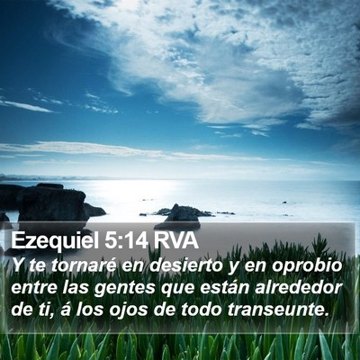 Ezequiel 5:14 RVA Bible Verse Image