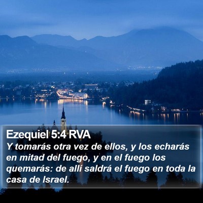 Ezequiel 5:4 RVA Bible Verse Image
