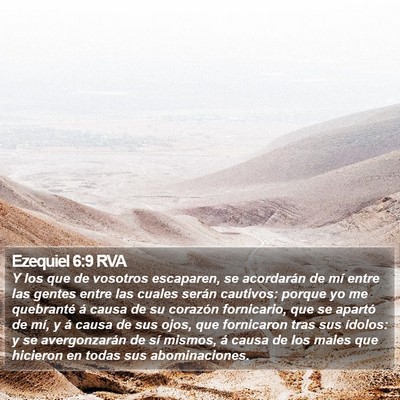 Ezequiel 6:9 RVA Bible Verse Image