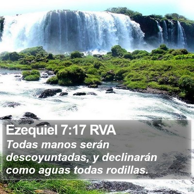 Ezequiel 7:17 RVA Bible Verse Image