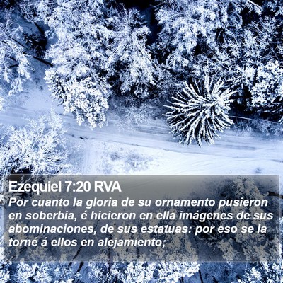 Ezequiel 7:20 RVA Bible Verse Image