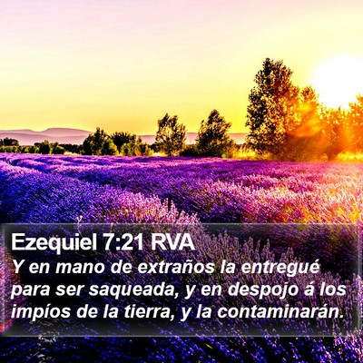 Ezequiel 7:21 RVA Bible Verse Image