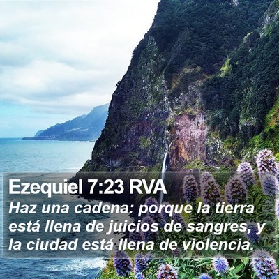 Ezequiel 7:23 RVA Bible Verse Image