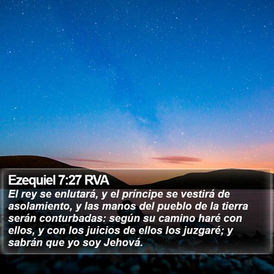 Ezequiel 7:27 RVA Bible Verse Image