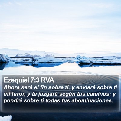 Ezequiel 7:3 RVA Bible Verse Image