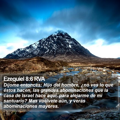 Ezequiel 8:6 RVA Bible Verse Image