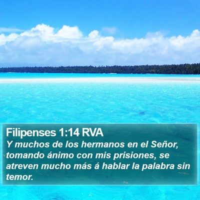 Filipenses 1:14 RVA Bible Verse Image