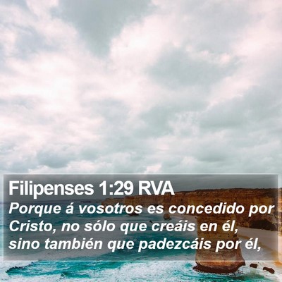 Filipenses 1:29 RVA Bible Verse Image