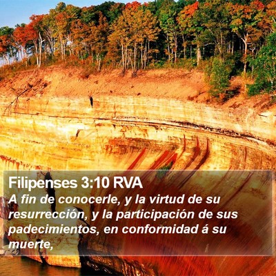 Filipenses 3:10 RVA Bible Verse Image