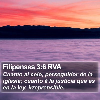 Filipenses 3:6 RVA Bible Verse Image
