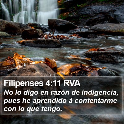 Filipenses 4:11 RVA Bible Verse Image