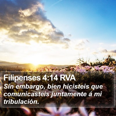 Filipenses 4:14 RVA Bible Verse Image