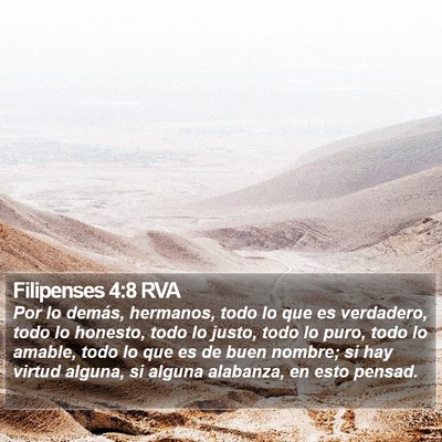 Filipenses 4:8 RVA Bible Verse Image