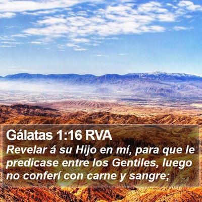 Gálatas 1:16 RVA Bible Verse Image