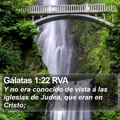 Gálatas 1:22 RVA Bible Verse Image