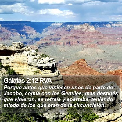 Gálatas 2:12 RVA Bible Verse Image