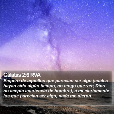 Gálatas 2:6 RVA Bible Verse Image