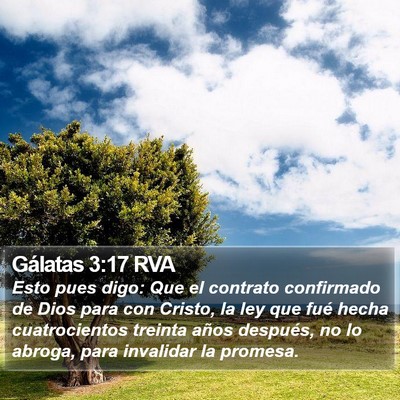 Gálatas 3:17 RVA Bible Verse Image